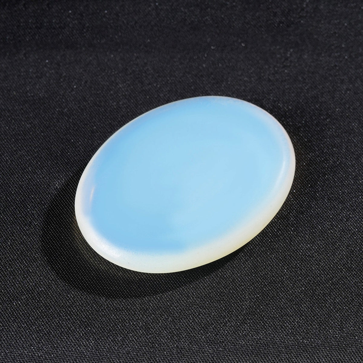 Opalite Concave Thumb Worry Stone
