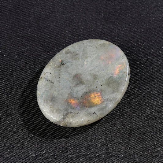 Natural Moonstone Concave Thumb Worry Stone