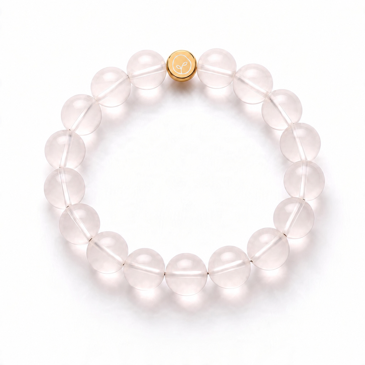 Natural Star Rose Quartz Stretch Bracelet