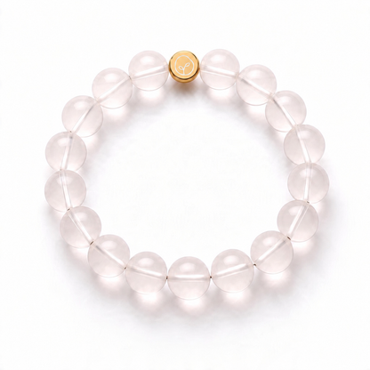 Natural Star Rose Quartz Stretch Bracelet