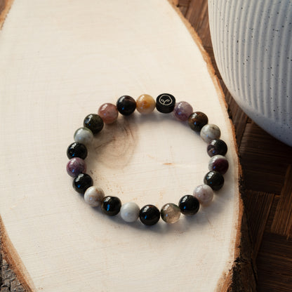 Natural Tourmaline Stretch Bracelet