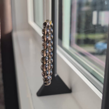 Natural Smoky Quartz Stretch Bracelet