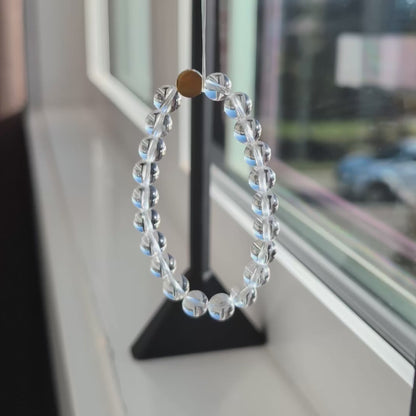 Natural Clear Quartz Stretch Bracelet